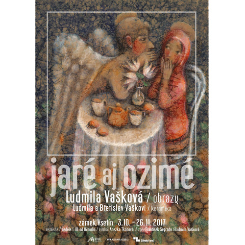 Plakát k autorské výstavě Jaré aj ozimé