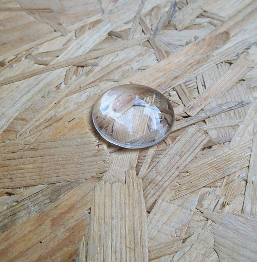SKLENĚNÝ KRYCÍ KABOŠON 22 mm
