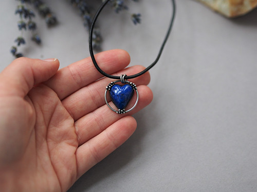 Srdcovka - lapis lazuli — foto 1