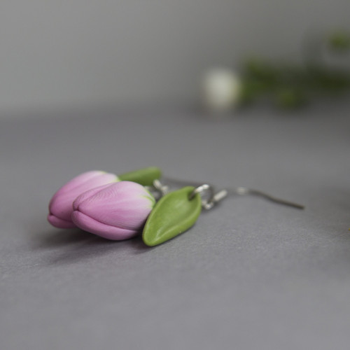 Náušnice - Tulipány — foto 1