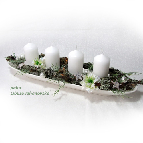 Adventní subtilní svícen NIGELLA — foto 1