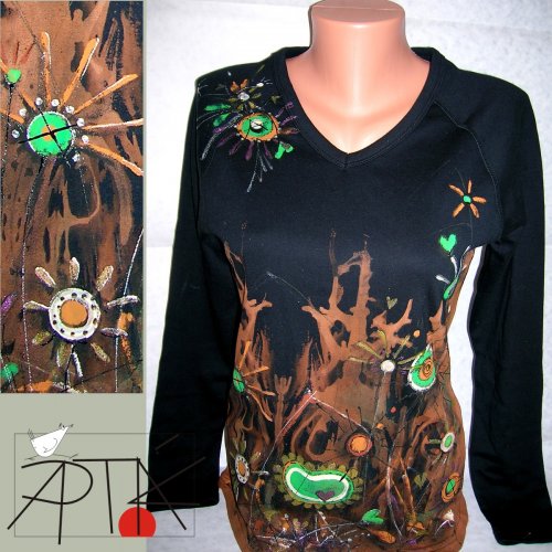 Triko dámské, "KYTKY", XL — foto 1