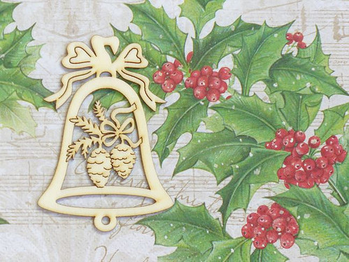 Zvoneček se šiskou 9x6,2cm