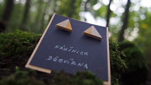 Náušnice trojúhelník — foto 1