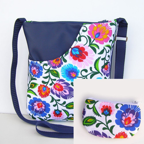 SET KABELKA + PEŇAŽENKA Crossbody Folklór
