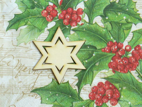 Vysek - hvězdička 6-ti cípá vel. 5cm