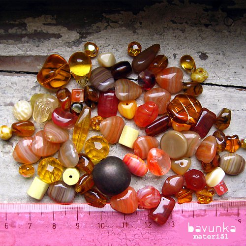 Mix - žlutohnědé - 55gr — foto 1