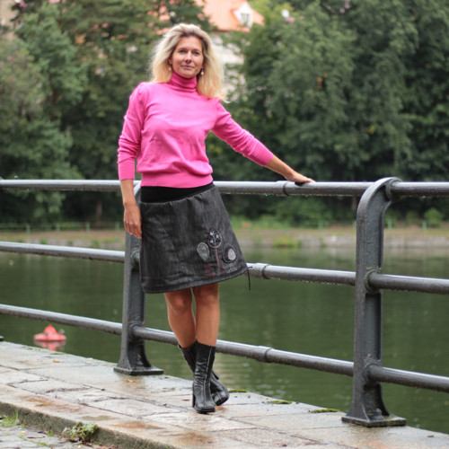 Sukně riflová Červený les