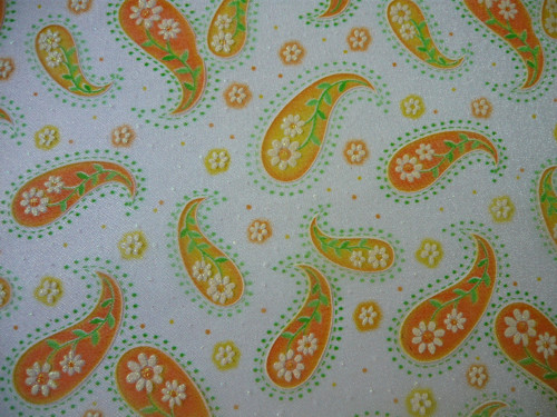 Organza s ornamenty - šíře 29 cm - 1m