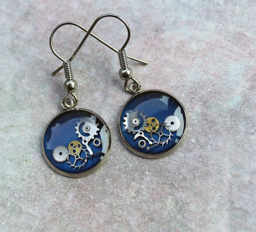 Earings /dark-blue/ — foto 1