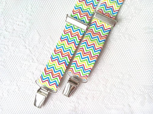 Suspenders for kids (zig-zag)