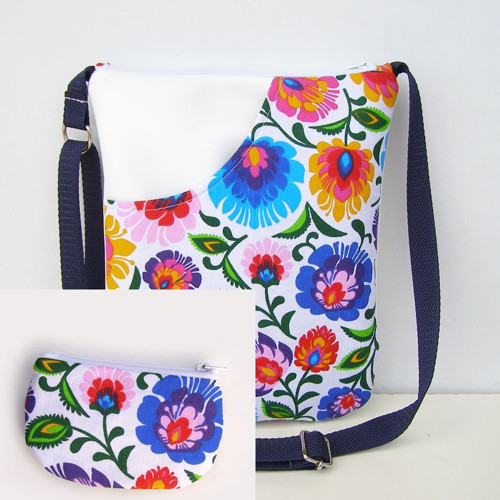 SET KABELKA + PEŇAŽENKA Crossbody Folklór