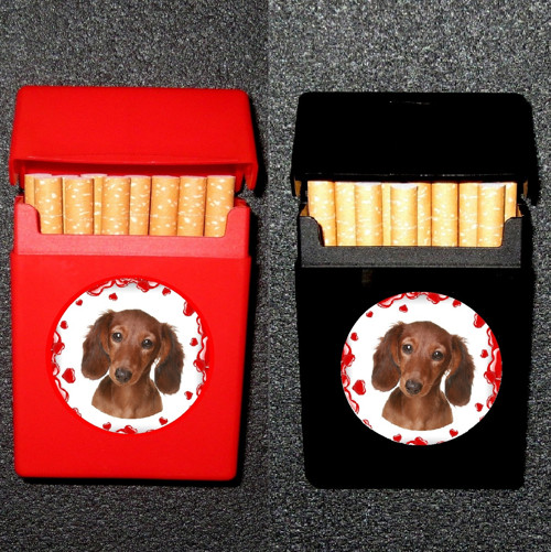 JEZEVČÍK POUZDRO NA CIGARETY, 3D obrázek