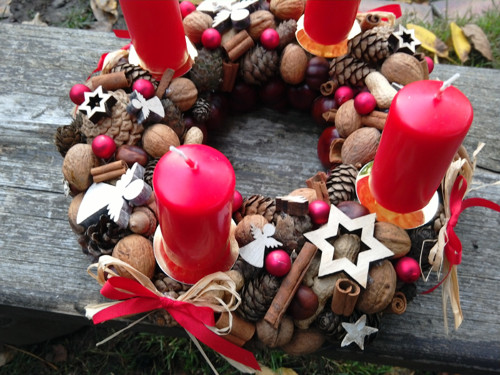 Advent přírodní s andílky — foto 1