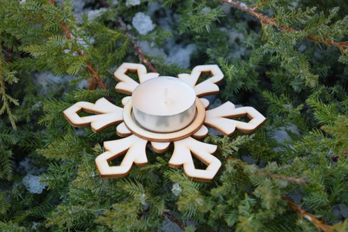 Svícen vločka prům. 14,5cm