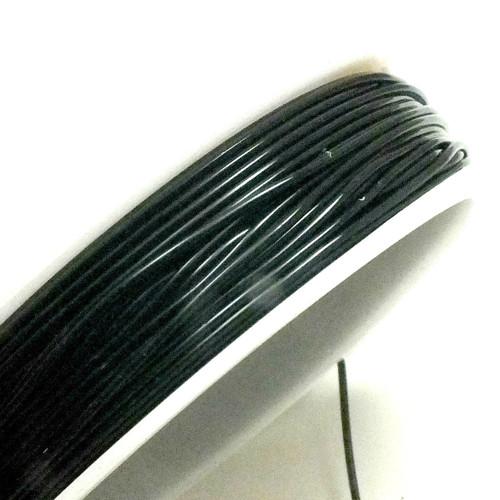 Elastické lanko ČERNÉ, Ø .1 mm, 2,5 m — foto 1