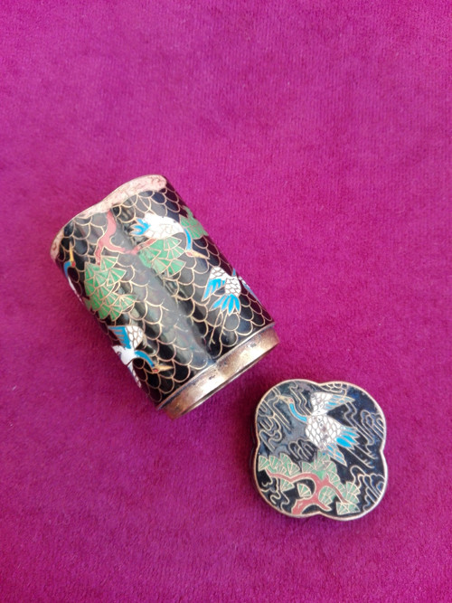 Cloisonné šperkovnička — foto 1