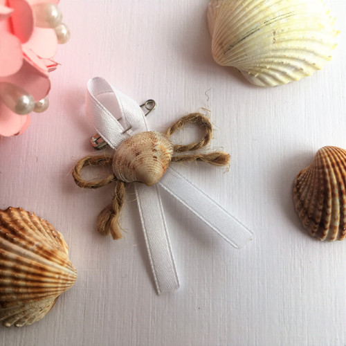 Svatební vývazek Rustic&Shell — foto 1