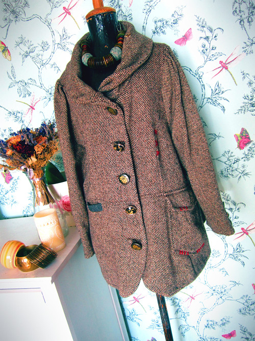 Kabátek tweed luxusní, větší — foto 1