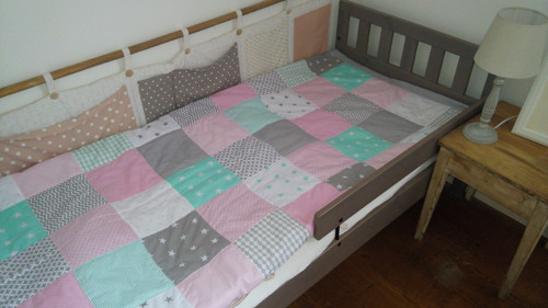 Dětský patchwork přehoz na jedolůžko