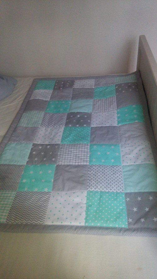 Dětský patchwork přehoz na jedolůžko
