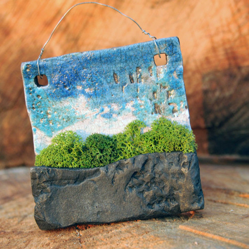 RAKU krajinka REINDEER MOSS — foto 1