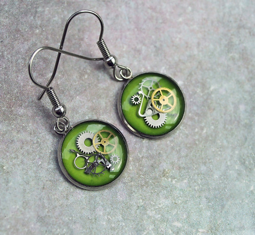 Earings /green/ — foto 1