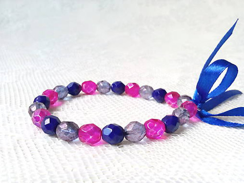 Winter watermelon bracelet