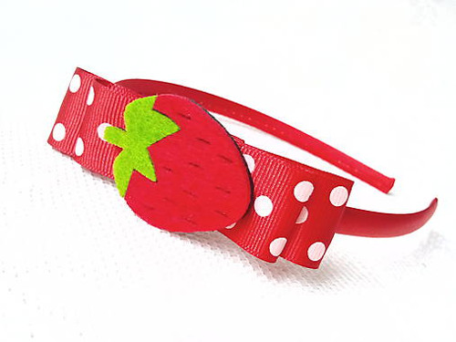 Strawberry headband