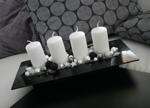 Adventní dekorace Black and White — foto 1