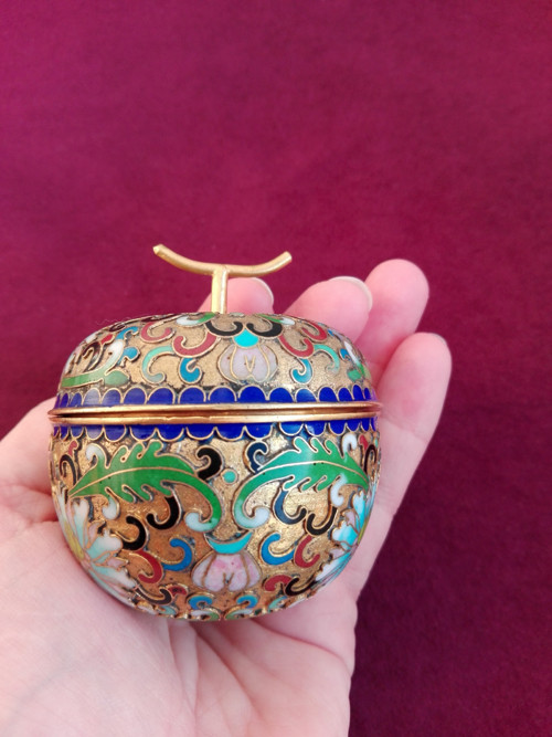 Cloisonné miniatúra...šperkovnička — foto 1
