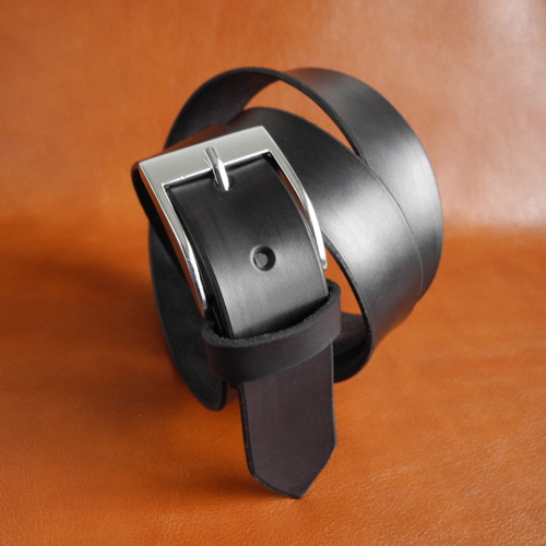 Černý - š 3,8 cm; pás: max 116 cm — foto 1