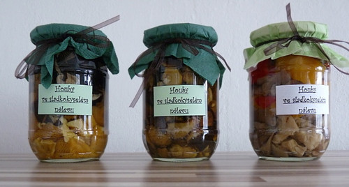 Houbová směs v octě; 250 gramů — foto 1