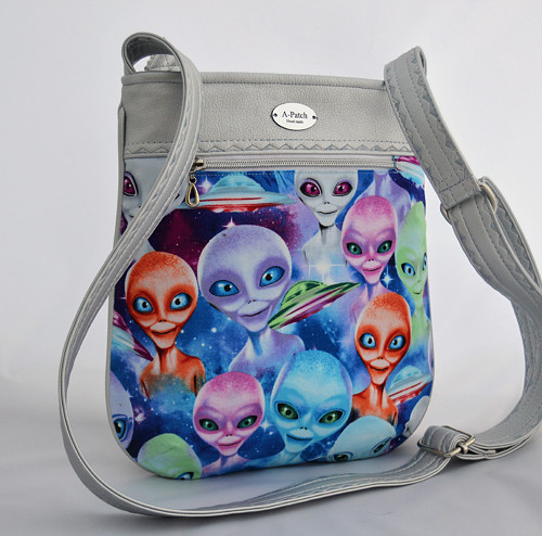 Crossbody - Ufo - Stříbrná — foto 1