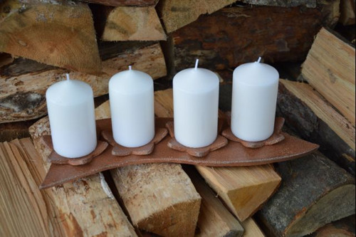 ADVENTNÍ hvězdičkový svícínek