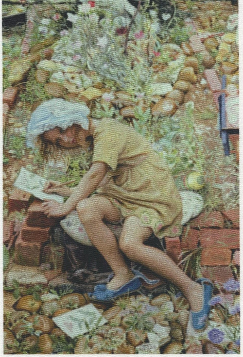Bavlněná látka - panel 7,5 x 13 cm — foto 1
