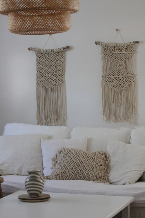 Macramé-velká závěsná dekorace...objednávka — foto 1