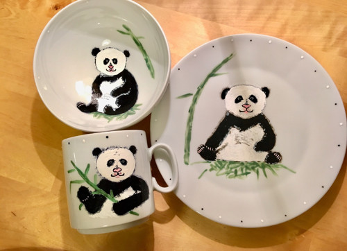 Dětský porcelán, Kouzelná příroda - panda, č.2 — foto 1