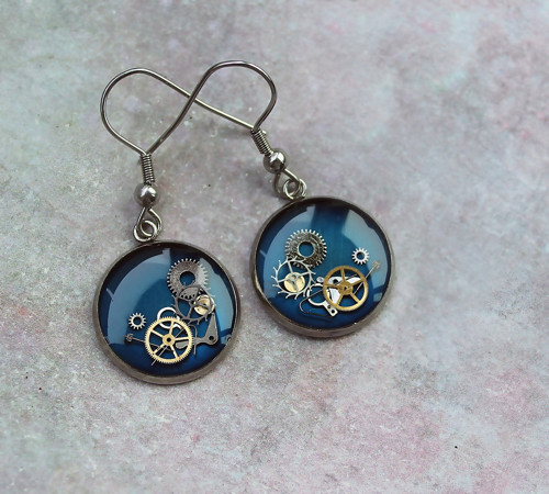 Earings /blue/ — foto 1