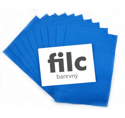 Filc, modrá, A4, 180g — foto 1