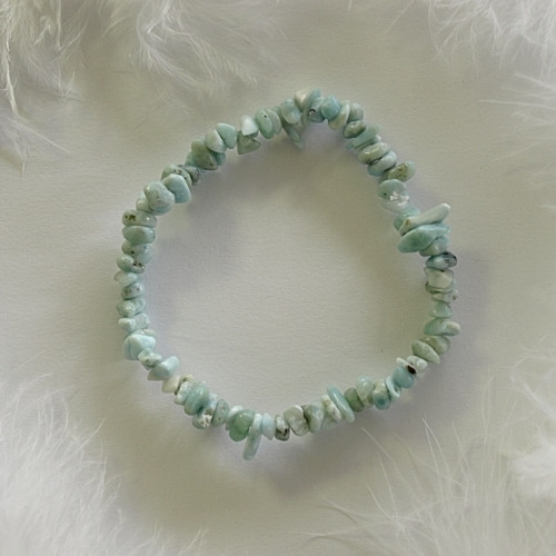 Larimar (kámen andělů) - náramek — foto 1