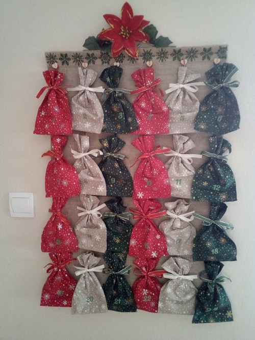 Adventní pytlíčky-tříbarevné — foto 1