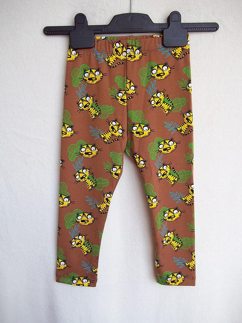 Legínky UNISEX - Tygřík ( Biobavlna ) v.86 skladem