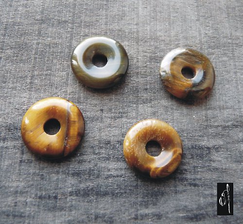 Donut tygří oko, průměr 19 mm, 1 ks — foto 1