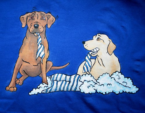 Rošťáci Tosa Inu a Labrador :-) — foto 1