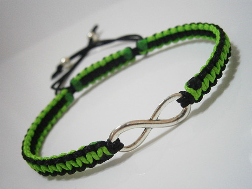 Infinity náramek - pánský (macramé) — foto 1