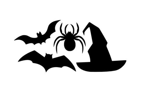 Nažehlovačka - halloween mix černý — foto 1