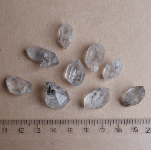 Krystaly herkimer - 9 ks — foto 1