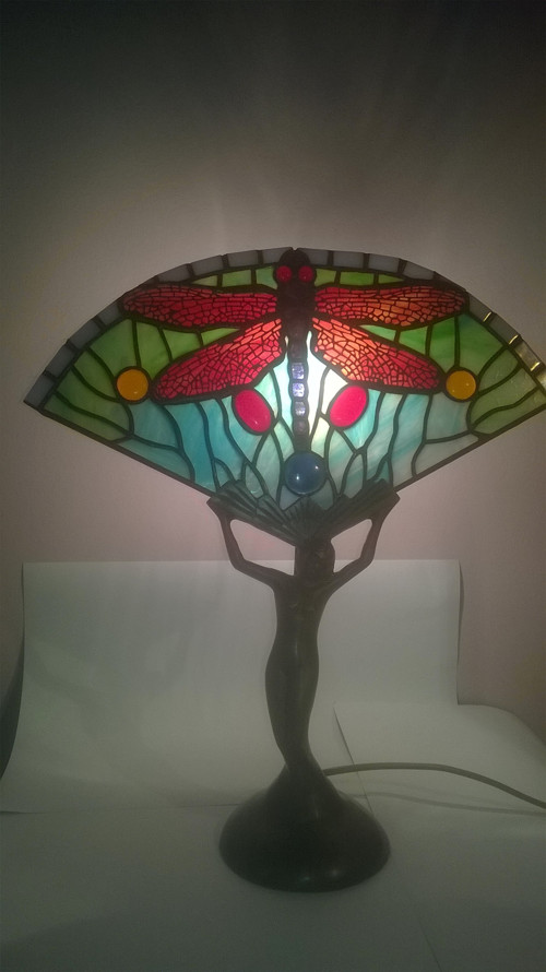 Lampa Tiffany " Vážka "
