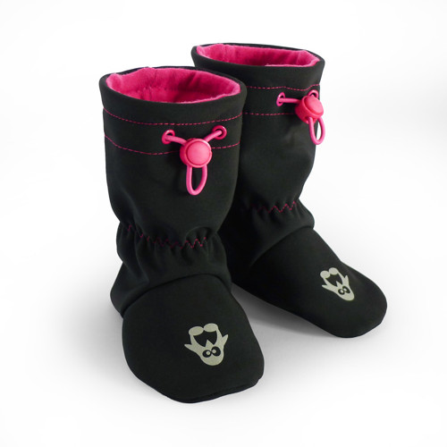 Softshelláčky MERINO black/pink vel.2 — foto 1